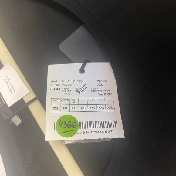 Marina Rinaldi Vallata Black T Shirt Graphic Rhinestone Heart XXL MSRP $215 - Picture 5 of 8